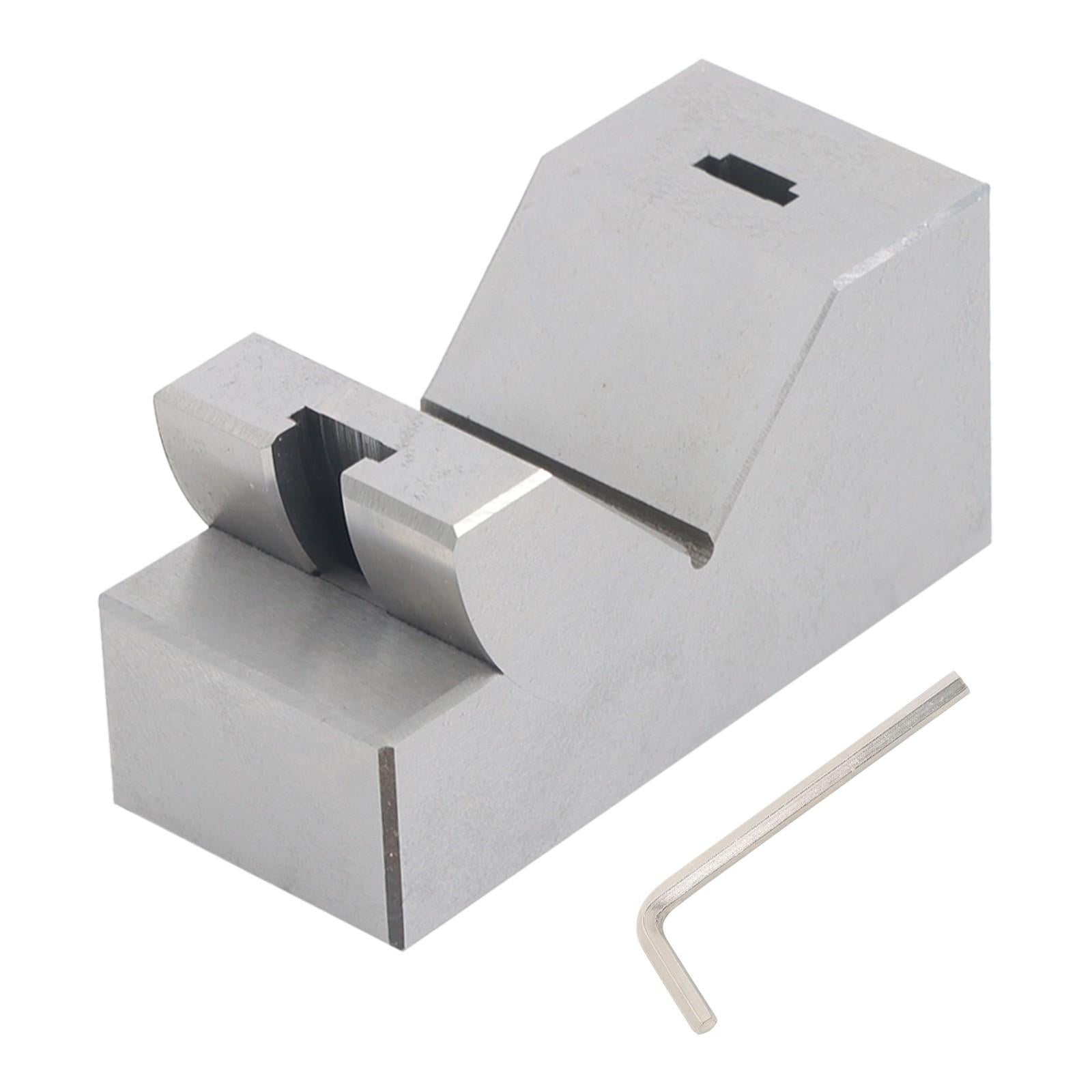 4”x1-13/16" Precision Angle Block with 0-60° V Groove for Machining
