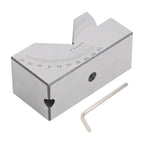 4”x1-13/16" Precision Angle Block with 0-60° V Groove for Machining