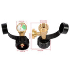 6 Pack Propane Tank Gauge Level Indicator Leak Detector Gas Pressure Meter QCC1