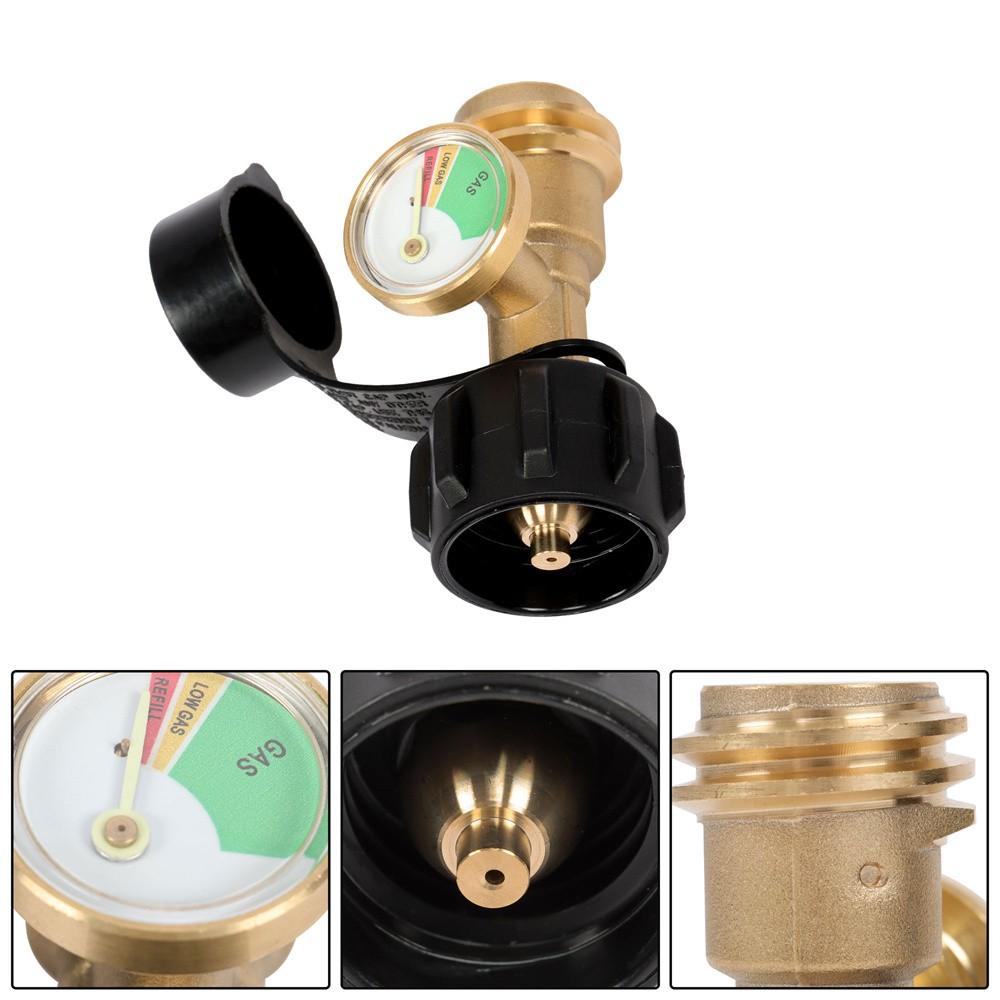 6 Pack Propane Tank Gauge Level Indicator Leak Detector Gas Pressure Meter QCC1