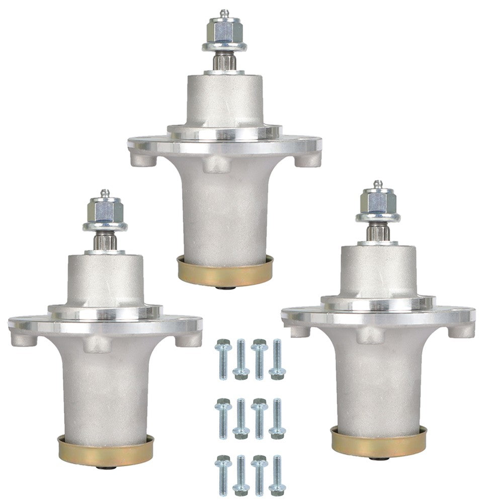 3× Spindle Assembly 48" For Husqvarna 539112170 11217 YT48XLS YT48LS YT48DXLS