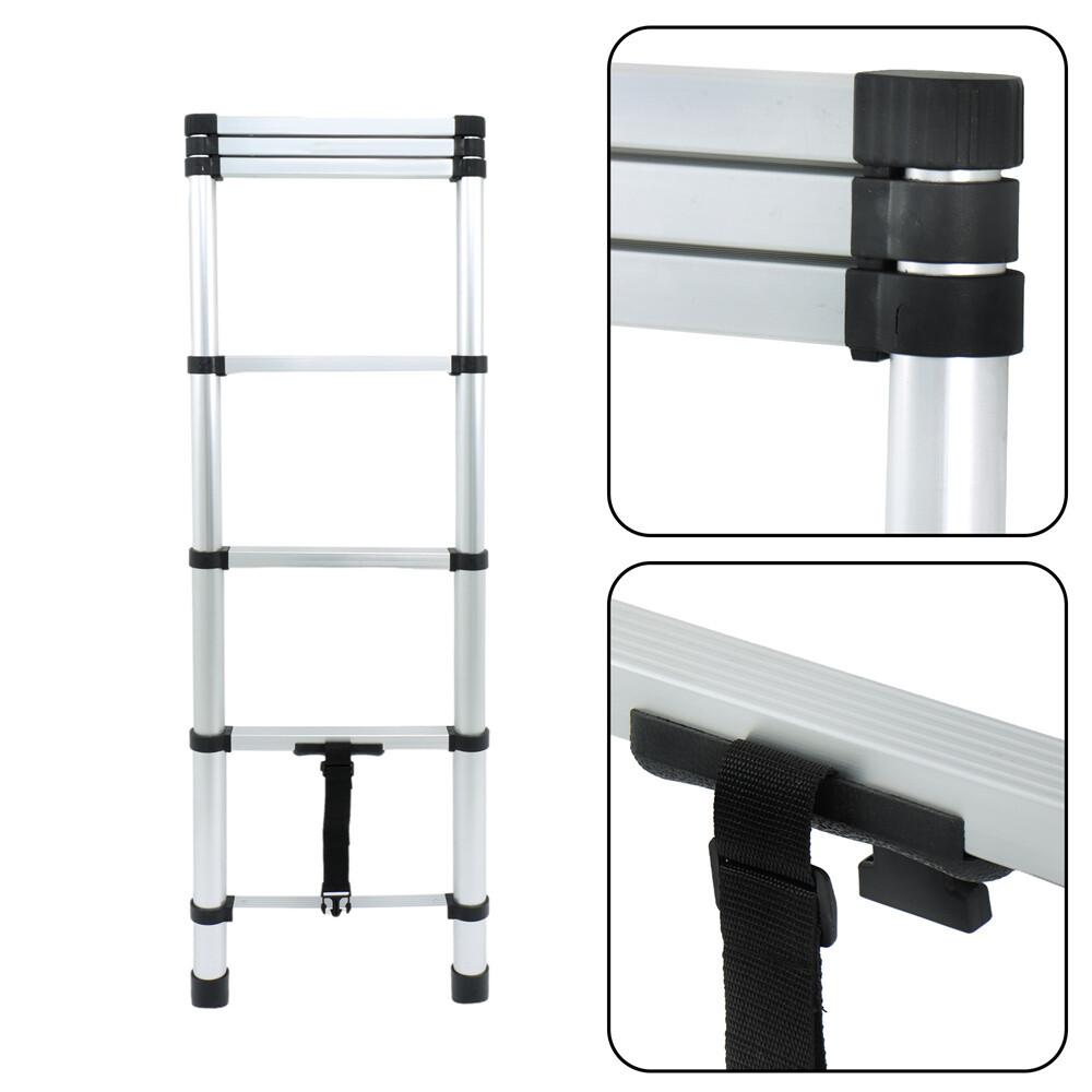 6.6 FT Extension Ladders Lightweight Collapsible Ladders Aluminum Telescoping