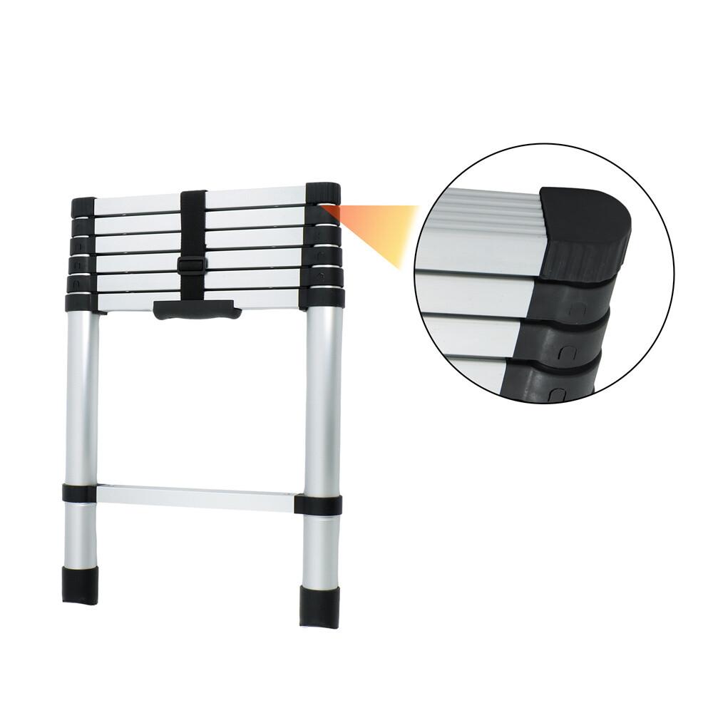 6.6 FT Extension Ladders Lightweight Collapsible Ladders Aluminum Telescoping
