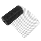 Black Dip Plastic  1"x1" Electric Welding Mesh 24" x 100' For Plant Garden Net