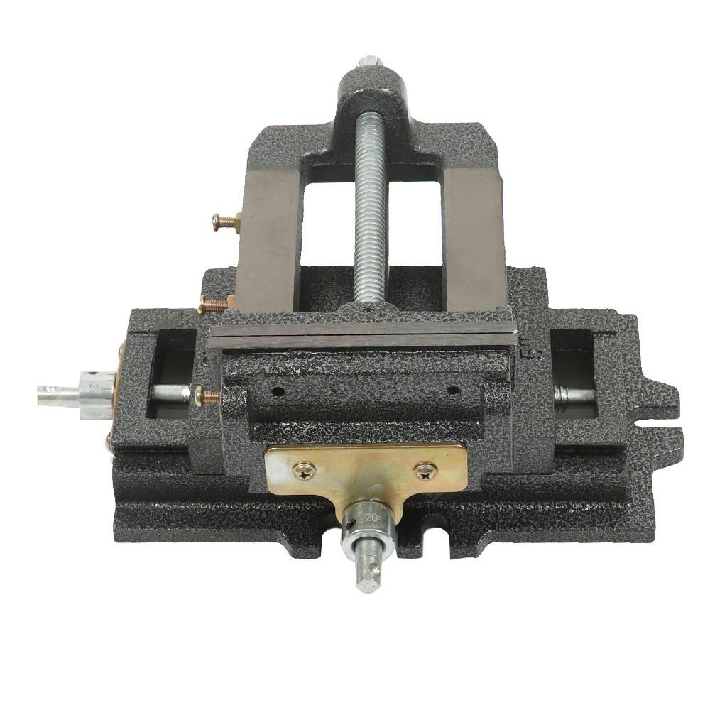 5-In Cross Slide Vise Drill Press X-Y Clamp Heavy Duty Machine Metal 2 Way Black