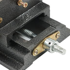 5-In Cross Slide Vise Drill Press X-Y Clamp Heavy Duty Machine Metal 2 Way Black