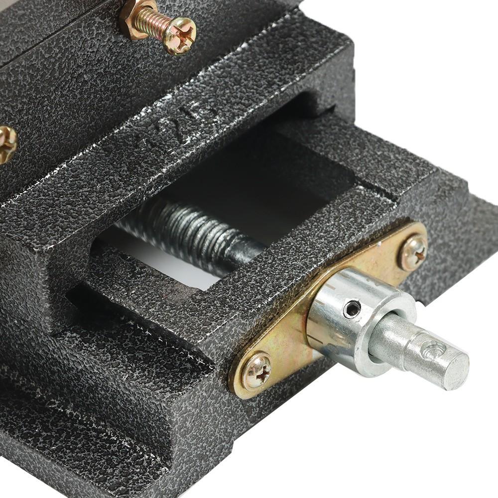 5-In Cross Slide Vise Drill Press X-Y Clamp Heavy Duty Machine Metal 2 Way Black