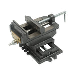 5-In Cross Slide Vise Drill Press X-Y Clamp Heavy Duty Machine Metal 2 Way Black