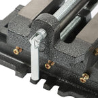 5-In Cross Slide Vise Drill Press X-Y Clamp Heavy Duty Machine Metal 2 Way Black