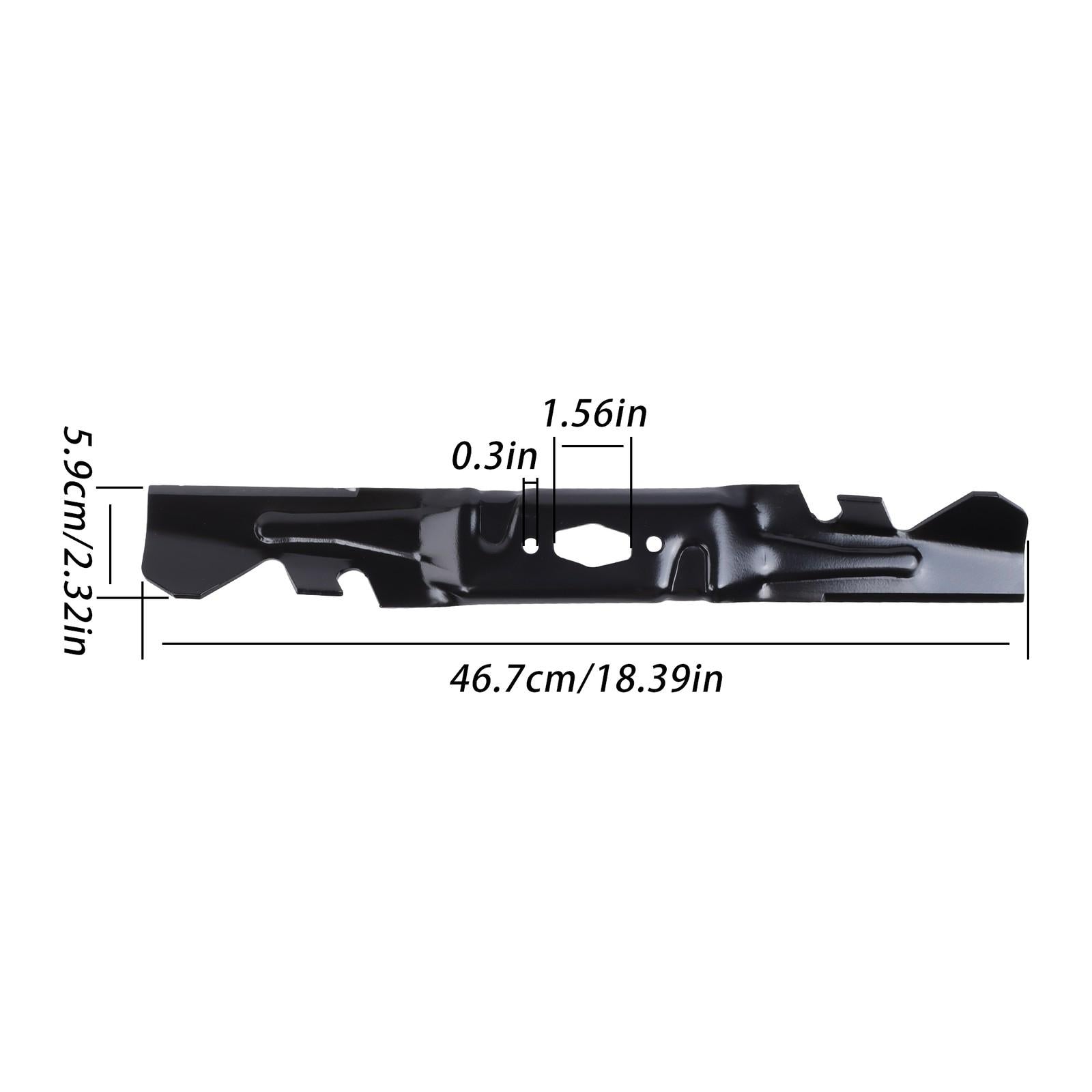 For Cub Cadet 742P05086-X Xtreme 3PK Blade S-Hole XT1-GT54 XT2-ST54 ZT1 ZT2