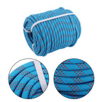 1/2"×200' 48 Strands Polyester Braided Arborist Rope Blue & Red Rigging Rope