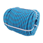 1/2"×200' 48 Strands Polyester Braided Arborist Rope Blue & Red Rigging Rope