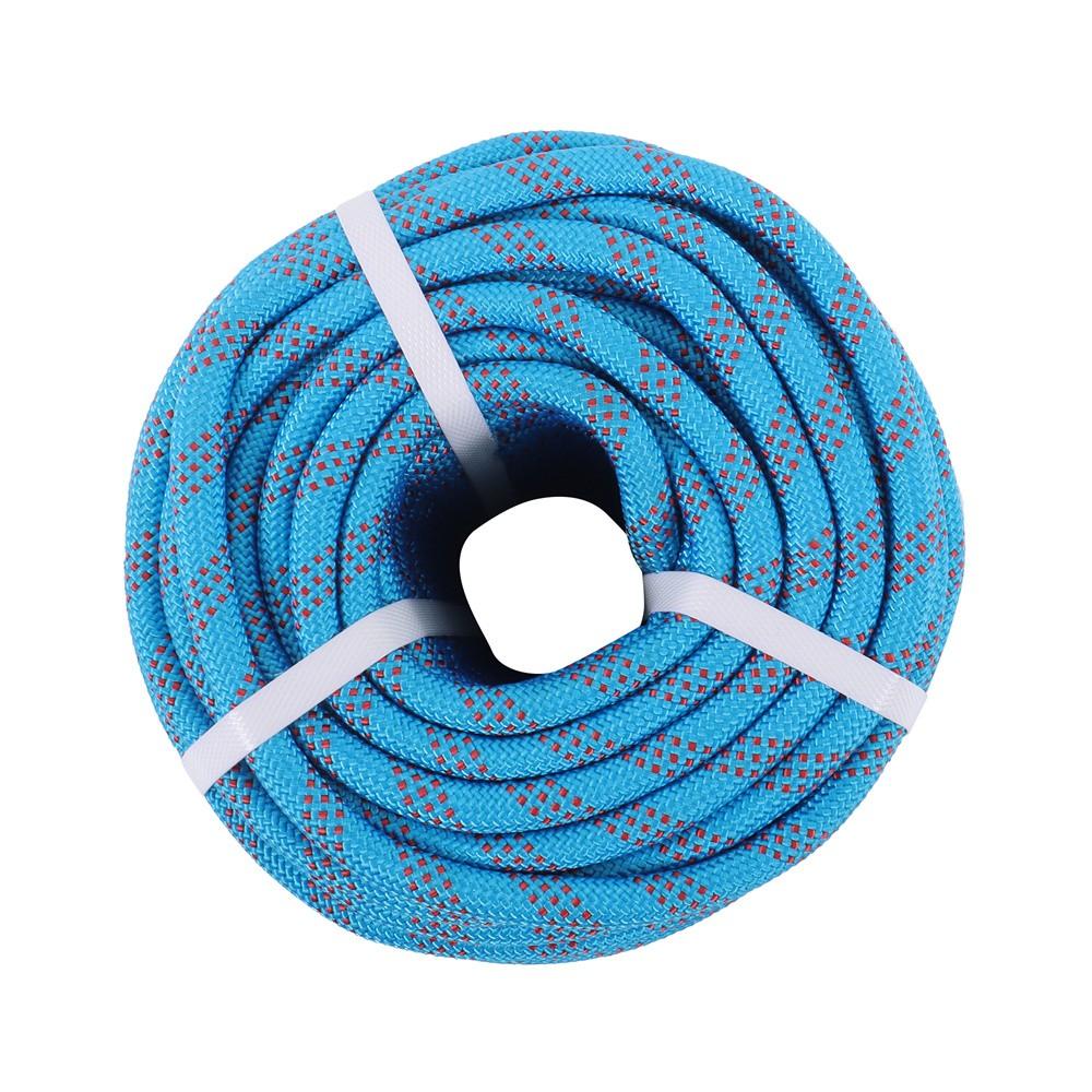 1/2"×200' 48 Strands Polyester Braided Arborist Rope Blue & Red Rigging Rope