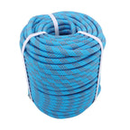1/2"×200' 48 Strands Polyester Braided Arborist Rope Blue & Red Rigging Rope