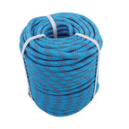 1/2"×200' 48 Strands Polyester Braided Arborist Rope Blue & Red Rigging Rope