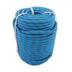 1/2"×200' 48 Strands Polyester Braided Arborist Rope Blue & Red Rigging Rope
