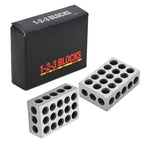 High Precision 1-2-3 Blocks 23 Holes .0002" Machinist 123 Jig 5 Matched Pair