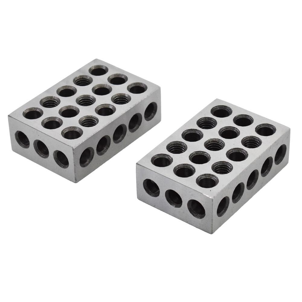 High Precision 1-2-3 Blocks 23 Holes .0002" Machinist 123 Jig 5 Matched Pair