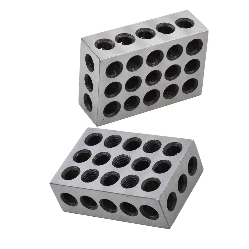 High Precision 1-2-3 Blocks 23 Holes .0002" Machinist 123 Jig 5 Matched Pair