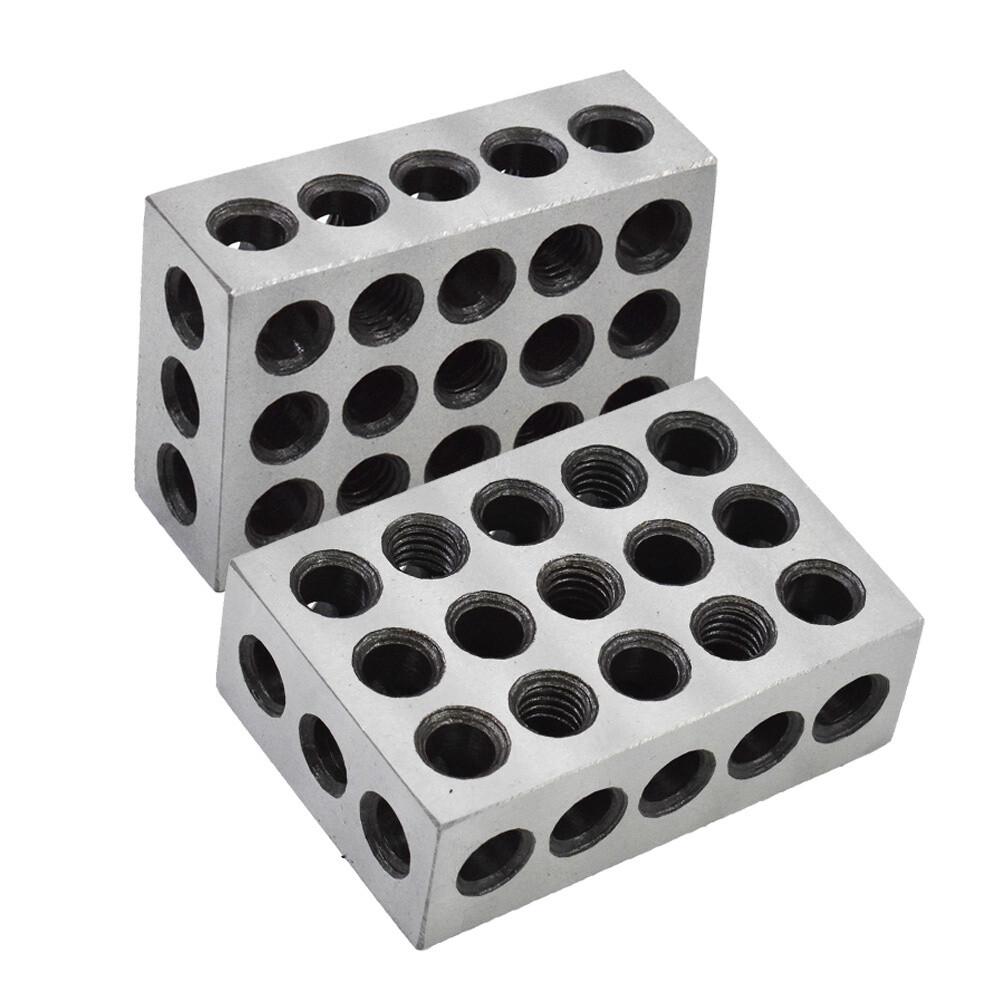 High Precision 1-2-3 Blocks 23 Holes .0002" Machinist 123 Jig 5 Matched Pair