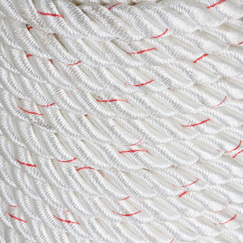2038Lbs Arborist Tree  Rope Bull Rope Braided Polyester Rope 3/4" × 100'