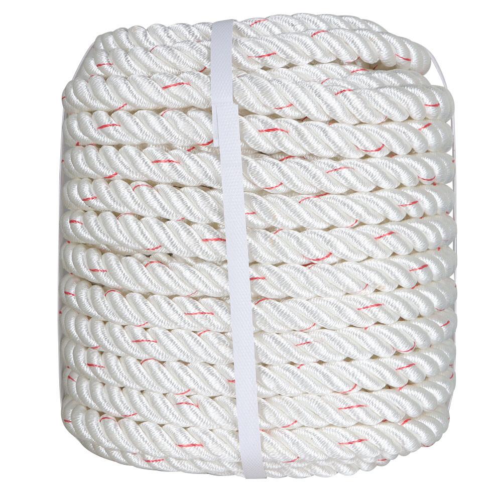 2038Lbs Arborist Tree  Rope Bull Rope Braided Polyester Rope 3/4" × 100'