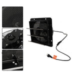 Low Noise Shutter Exhaust Fan 10" Wall Mounted With Switch+Insect Mesh 980 CFM