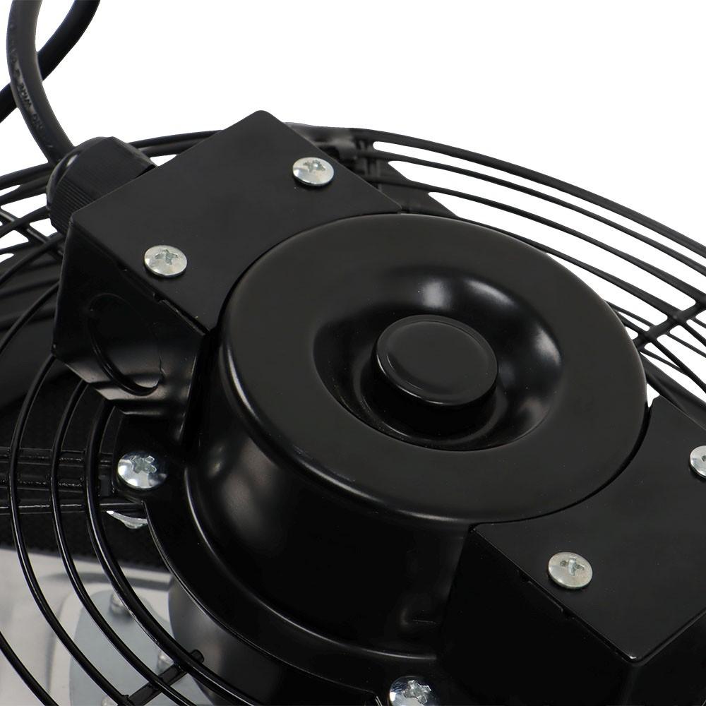 Low Noise Shutter Exhaust Fan 10" Wall Mounted With Switch+Insect Mesh 980 CFM