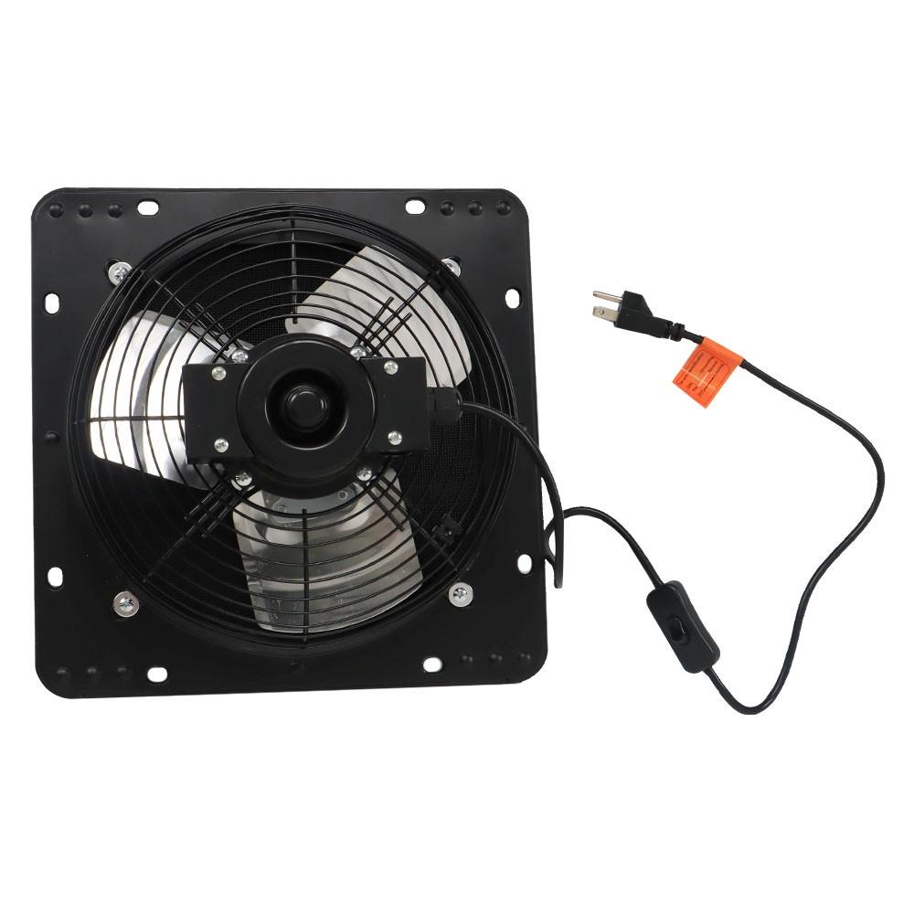 Low Noise Shutter Exhaust Fan 10" Wall Mounted With Switch+Insect Mesh 980 CFM