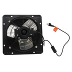 Low Noise Shutter Exhaust Fan 10" Wall Mounted With Switch+Insect Mesh 980 CFM