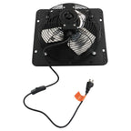 Low Noise Shutter Exhaust Fan 10" Wall Mounted With Switch+Insect Mesh 980 CFM