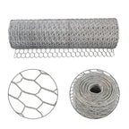24In×100FT Chicken Wire Fencing Mesh Metal Floral Chicken Wire Fence 1" Hole