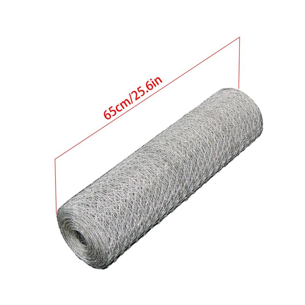 24In×100FT Chicken Wire Fencing Mesh Metal Floral Chicken Wire Fence 1" Hole