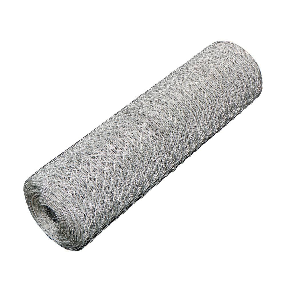 24In×100FT Chicken Wire Fencing Mesh Metal Floral Chicken Wire Fence 1" Hole