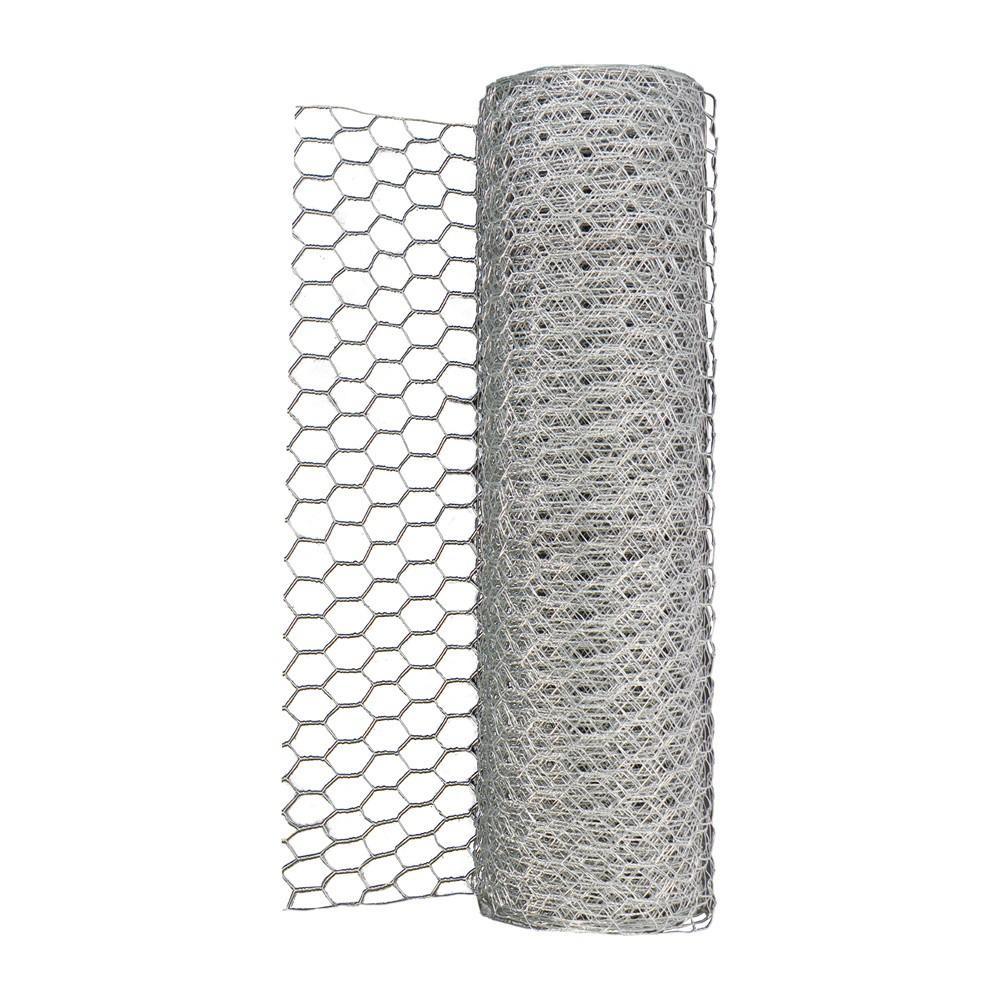 24"×100' 1" Holes Galvanized Poultry Net Metal Fencing Chicken Wire High Quality