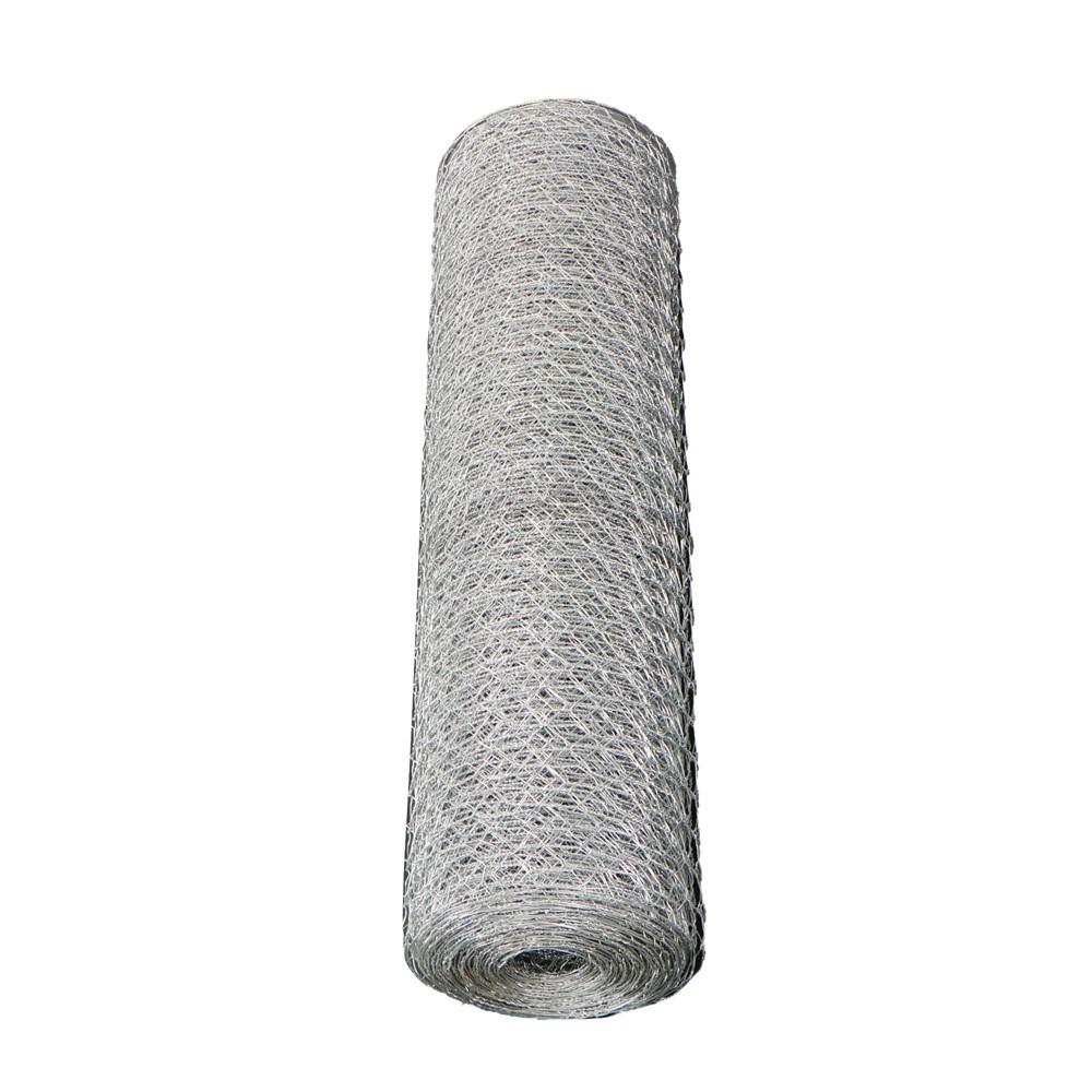 24"×100' 1" Holes Galvanized Poultry Net Metal Fencing Chicken Wire High Quality