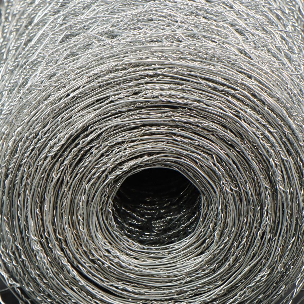 24"×100' 1" Holes Galvanized Poultry Net Metal Fencing Chicken Wire High Quality