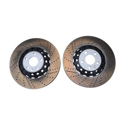 2X Disc Brake Rotors Pads Set 375mm Front Left Right for 2019 2021 for Audi A8