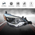 Headlight For Toyota Corolla 2014-2016 Headlamps Passenger Side Clear RH Housing