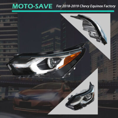Fit For Chevy Equinox 2018-2019 Factory Headlight Assembly Set Driver Left Side