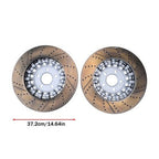 2X Disc Brake Rotors Pads Set 375mm Front Left Right for 2019 2021 for Audi A8