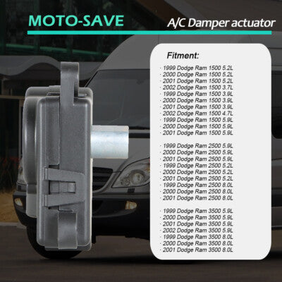5104879AA A/C Damper actuator Fit For 1999 2000 2001 Dodge Ram 1500 2500 5.2L V8