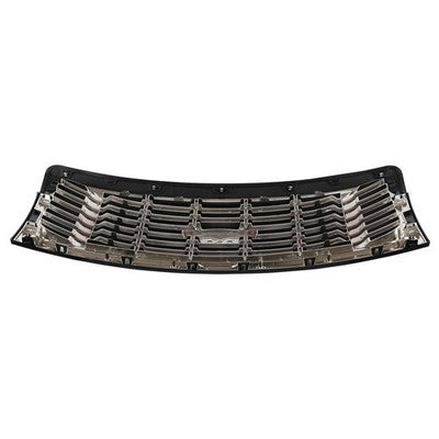 Front Bumper Grill Painted Black Chrome Frame Trim for 2009-2014 for Ford F150