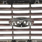 Front Bumper Grill Painted Black Chrome Frame Trim for 2009-2014 for Ford F150