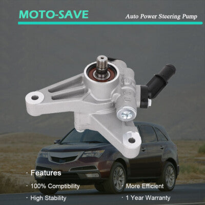 Power Steering Pump For Acura MDX 03-13 Honda Odyssey 05-10 Honda Accord 03-07