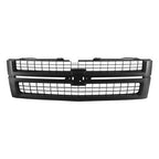 Front Upper Grille Matte Black Fit Chevrolet Silverado 2500 3500 HD LT 2007-2010
