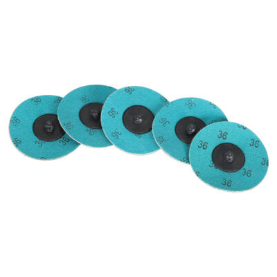 25PCS 3 inch 36 Grit Aluminum Oxide Roll Lock Die Grinder Sanding Grinding Disc