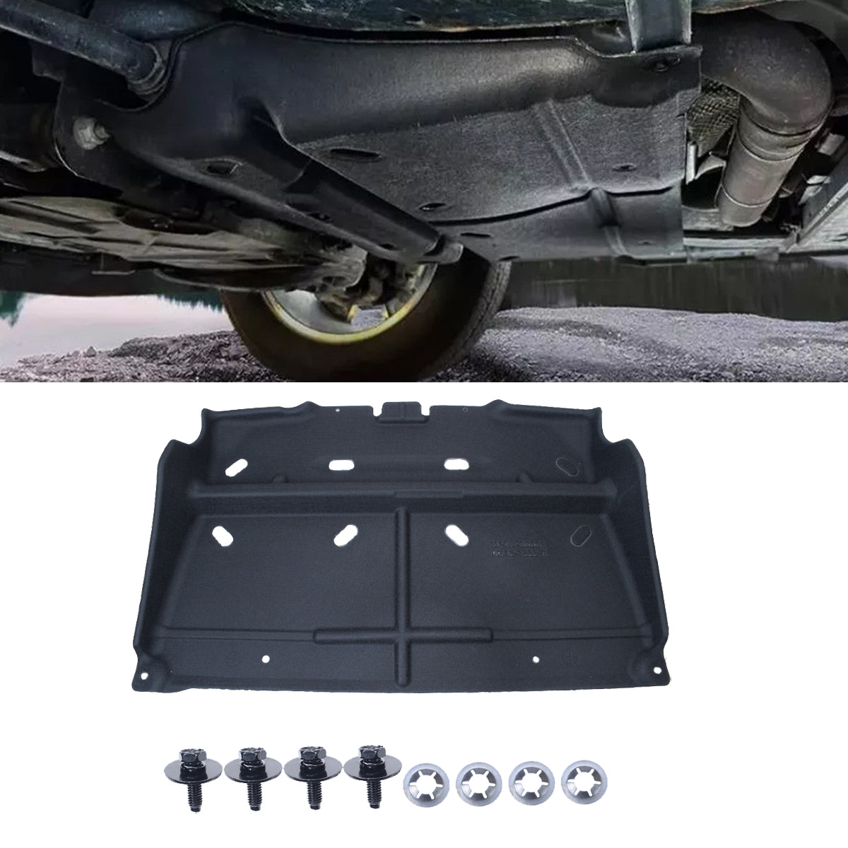 ML3Z7222D Lower Splash Panel Shield Under Cover for Ford F150 2015 2024