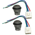 Front Turn Signal Light Socket Connector Harness w 3 Wire Kit for Honda Civic