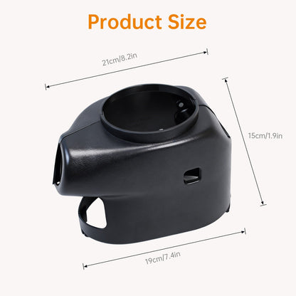 Upper Lower Steering Column Cover Shroud for 1999 2002 Silverado Sierra